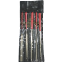 (140mm X 3mm) DIAMOND FILE SET  (5PCS)