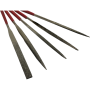 (140mm X 3mm) DIAMOND FILE SET  (5PCS)
