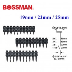 BOSSMAN COLLATED CONCRETE NAILER FOR BCN135 USE （BCN19 - 19mm BCN22 - 22mm BCN25 - 25mm）