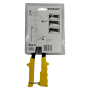 STANLEY M/DUTY HAND RIVETER - 3NOSE - 69-646 PIN HEAD: ROUND  (1/8" - 3/16")