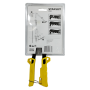 STANLEY HEAVY DUTY HAND RIVETER - 4NOSE - 69-800 PIN HEAD: FLAT 69-800 (3/32" - 3/16")