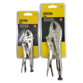 STANLEY LOCKING PLIER - CURVED JAW 铁炳大力钳-园嘴