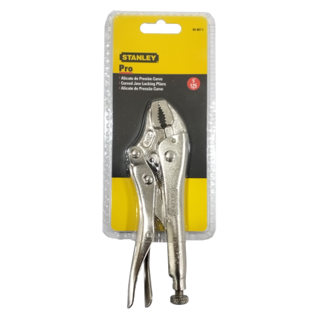 STANLEY LOCKING PLIER - CURVED JAW 铁炳大力钳-园嘴