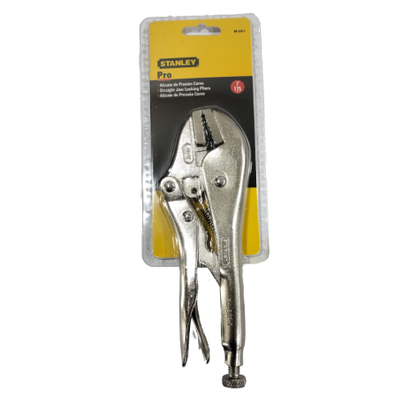 STANLEY LOCKING PLIER - STRAIGHT JAW 铁炳大力钳-直嘴 (7" 84-370)
