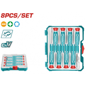 TOTAL 8pcs PRECISION SCREWDRIVER SET  (THT250826)