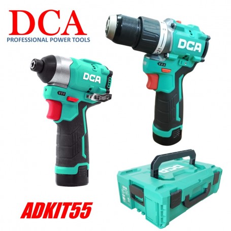 COMBO KIT- DCA ADPL04-8+DAJZ1250I 12V X2.0Ah CORDLESS BRUSHLESS