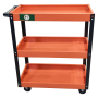 TUTA TOOLS CART TROLLEY ORANGE COLOUR (3 LAYER )
