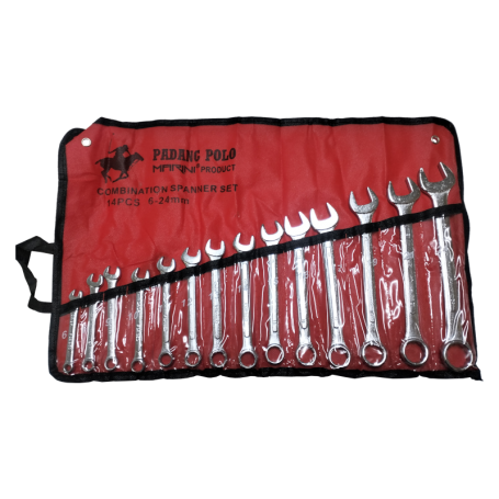 6-24 mm - 14PCS MARINI M-624 COMBINATION WRENCH SET - MM (193813-624)